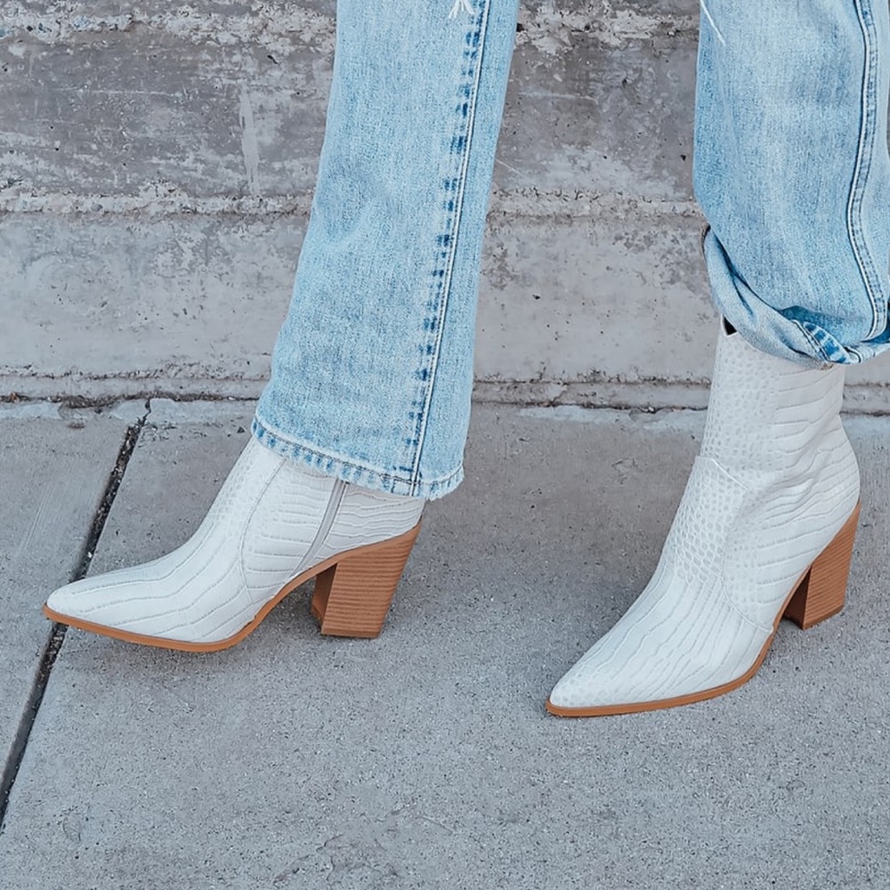 White boots